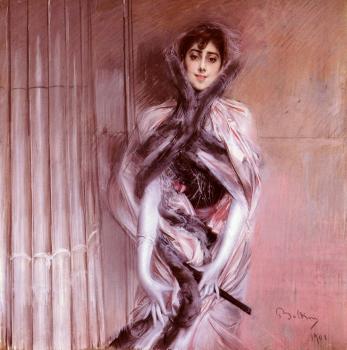 喬瓦尼 波爾蒂尼 Portrait of Emiliana Concha de Ossa 喬瓦尼 波爾蒂尼 Portrait of Emiliana Concha de Ossa